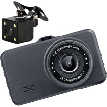 300W Car Dashcam with 3inch Large Screen,-3inch dual camera