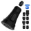 Pull Out Faucet With MultiFunction Spray Settings, Metal Construction, SpaceSaving Kitchen Faucet, Black 1