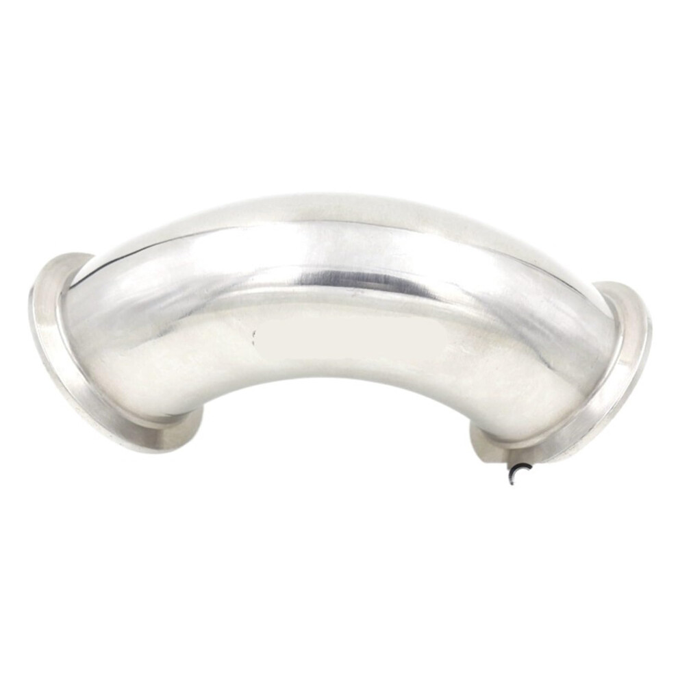 1.5' Tri Clover 90 Degree Elbow, Ss 304, 3A Standard, Homebrew Clover Fitting, Brewer Hardware 9412369312662