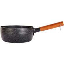 Black Maifan Stone 20cm Instant Noodle Pot 7.9 Inch Long 3.3 Inch