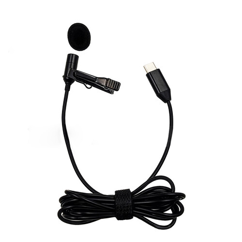 Draagbare clip-on lavaliermicrofoon met-1,5 meter