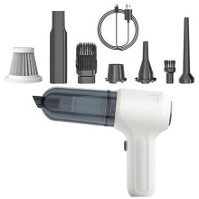 Compact handzaam autovacuüm Sterke zuigkracht-Wit