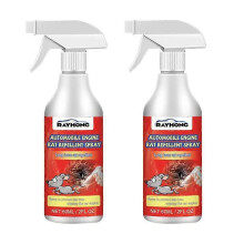 2Pcs Automobile Engine Rat Mouse Repellent Spray Natural Vehicle Protection