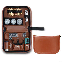 Lightweight Leather Case for Golfers Essentials Organized Golf Course Storage Solution