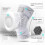 (M,1 pair white)Knee Braces for Knee Pain,Limitless Knee Pro 5