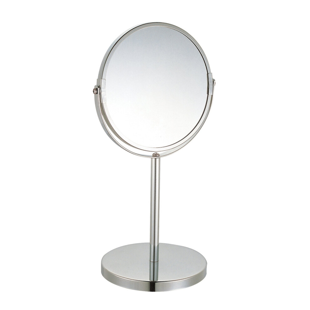 Capri MakeUp Mirror, Vanity Mirror, Standing Mirror, Bathroom Mirror, 3x Magnification, Diameter 17 cm