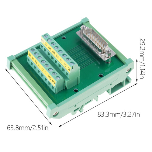 Spoortype D9/D15/D25/D37/D50/D62/D78-DB44 vrouwelijk hoofd 2