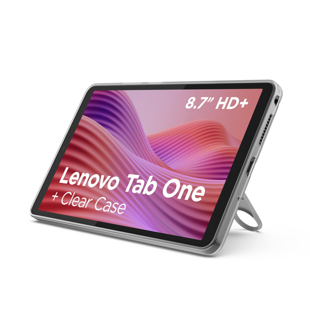 Lenovo Tab One 8.7-Inch Tablet, 64Gb With Clear Case - Luna Grey - Image 4