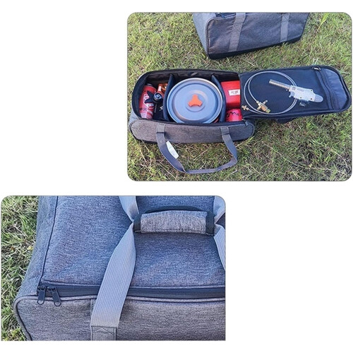 Camping Storage Bag with Large Capacity, Adjustable Shoulder Strap, Multiple Pockets for Picnic 2