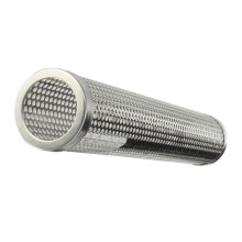 Grill Net 15/30Cm Square Round Bbq Grill Hot Cold Smoking Mesh Tube Smoke Generator Stainless Pellet Smoker Size 15/30Cm