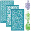 Screen Printing Set, Polymer Clay, Reusable, Kit for Printing on Clay, Style 19 3