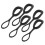 5 pieces backpack zipper puller zipper pull luggage zipper pull replacement zipper pull for jackets zipper pull for bags 1