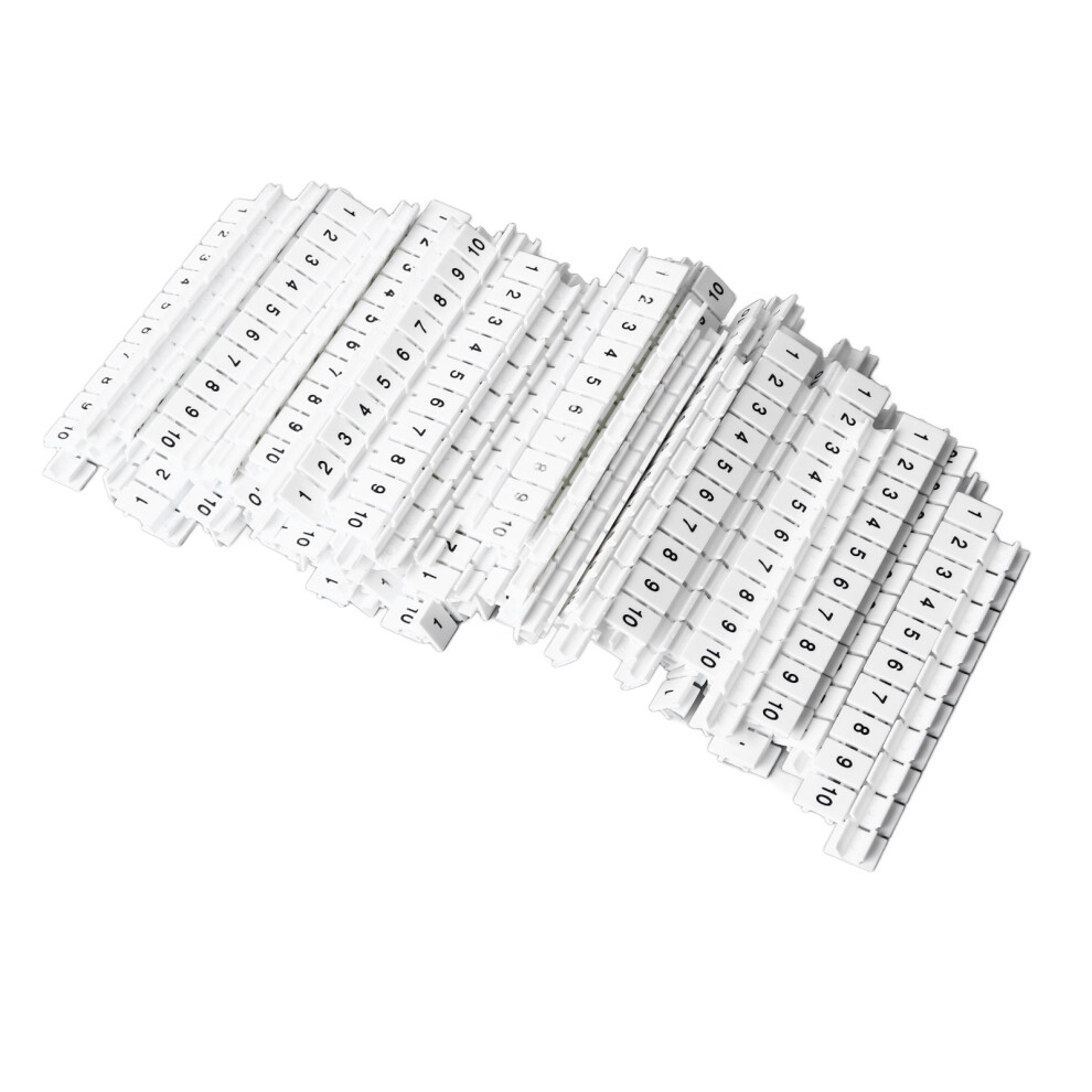 Durable Nylon 100Pcs Terminal Marker Strips For Precise Labeling 4911368820529