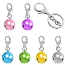 Pet Bells for Dog Cat Collar 6 pack,1 Pack Stainless Steel Keychain