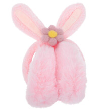 1pc Lovely Winter Earmuff Adorable Rabbit Ear Modeling Plush Warm Earmuff