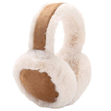 Warm Ear Muffs, Winter Ear Muffs, Soft and Skin-Friendly, Unisex, One Size Fits All, Khaki