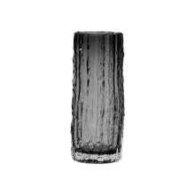 Stylish Star Bottom Vase Thickened Glass Cylinder Vase With Glacier Texture Elegant Clear Glass Flower Vase Multifunctional Home Decor Vase For Dinner