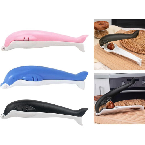 Walnuts Pliers Dolphin Shaped Nut Crackers Durable Kitchen Tool Stainless Steel Sheller Nut Opener 1