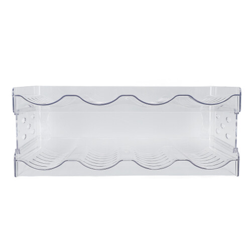 Insulated Tumbler Storage Rack With Sleek Clear Plastic Organizer, Compact And Stackable Bottle Storage Rack Featuring Durable PET Material, Versatile 2