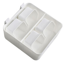 Vier Fächer Desktop-Organizer Kunststoff Schubladenschublade Aufbewahrungsbox