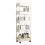 Adjustable Layer Storage Cart With Lockable Wheels, Rolling Storage Cart 5 Tier Organizer Mobile Shelving Unit Spacious Storage Solution Sturdy And La 1