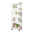Adjustable Layer Storage Cart With Lockable Wheels, Rolling Storage Cart 5 Tier Organizer Mobile Shelving Unit Spacious Storage Solution Sturdy And La 3