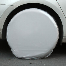 Wielbeschermer voor alle seizoenen, universele wielhoezen voor campers, boten en caravans - gemaakt van robuust vinyl met waterafstotende coating en