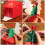 Caixa de Doces Natalina Exquisite3D, Caixas de Presente de Natal Ecológicas com Tema Rústico de Natal na Floresta 6
