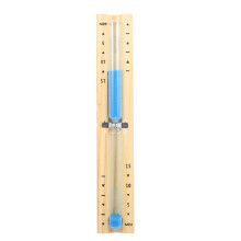 Zandloper voor saunasessies, elegant houten frame, nauwkeurige aftelling van 15 minuten, draagbaar en duurzaam, ideaal voor multifunctioneel gebruik.