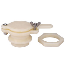 Nylon Honey Gate Valve For Honey Extractors, Stainless Steel Screws And Good Seal Design Tap Valve For Beekeeping Honey Storage Jars And Bottling