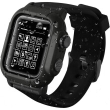 Compatible with Apple Watch Series 3 Series 2 42mm Waterproof Case with Band Ip68 Full Sealed Shockproof Cover Case for Iwatch