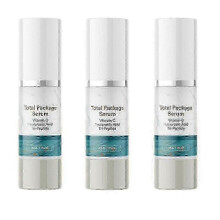 Sun Coast Sciences - Total Package Serum, All-In-One Vitamin C, Hyaluronic Acid, Peptides Serum for Face, Anti-Aging Facial Super Serum for Wrinkles N