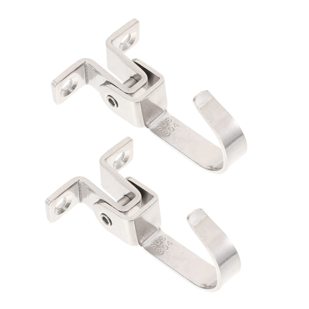 4Pcs Heavy Duty 360 Rotatable Stainless Steel Ceiling Hooks For Hammock Installation With Screws 9189345134456