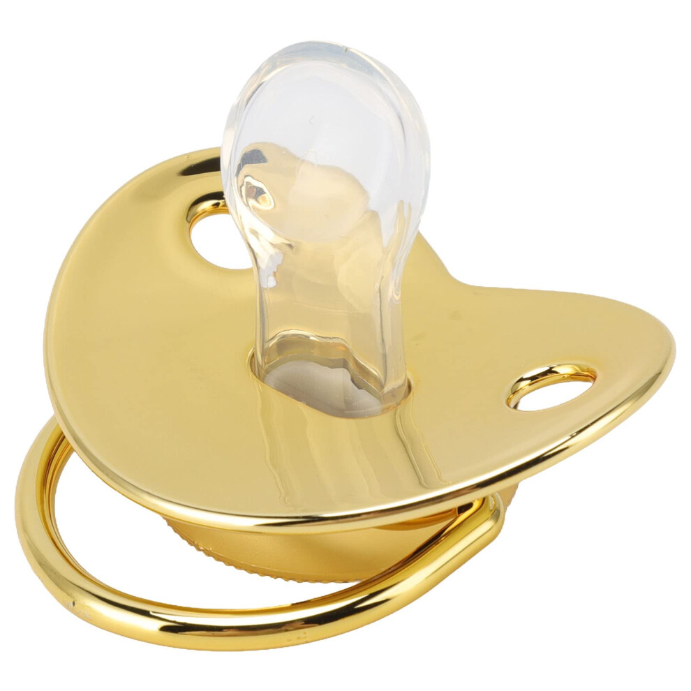 Baby Luxury Pacifier, Infant Luxury Little Prince Street, Bling, Newborn Dummy Pacifier For 6 To 18 Months Baby ( (Gold)) Golden/Blue/Gold