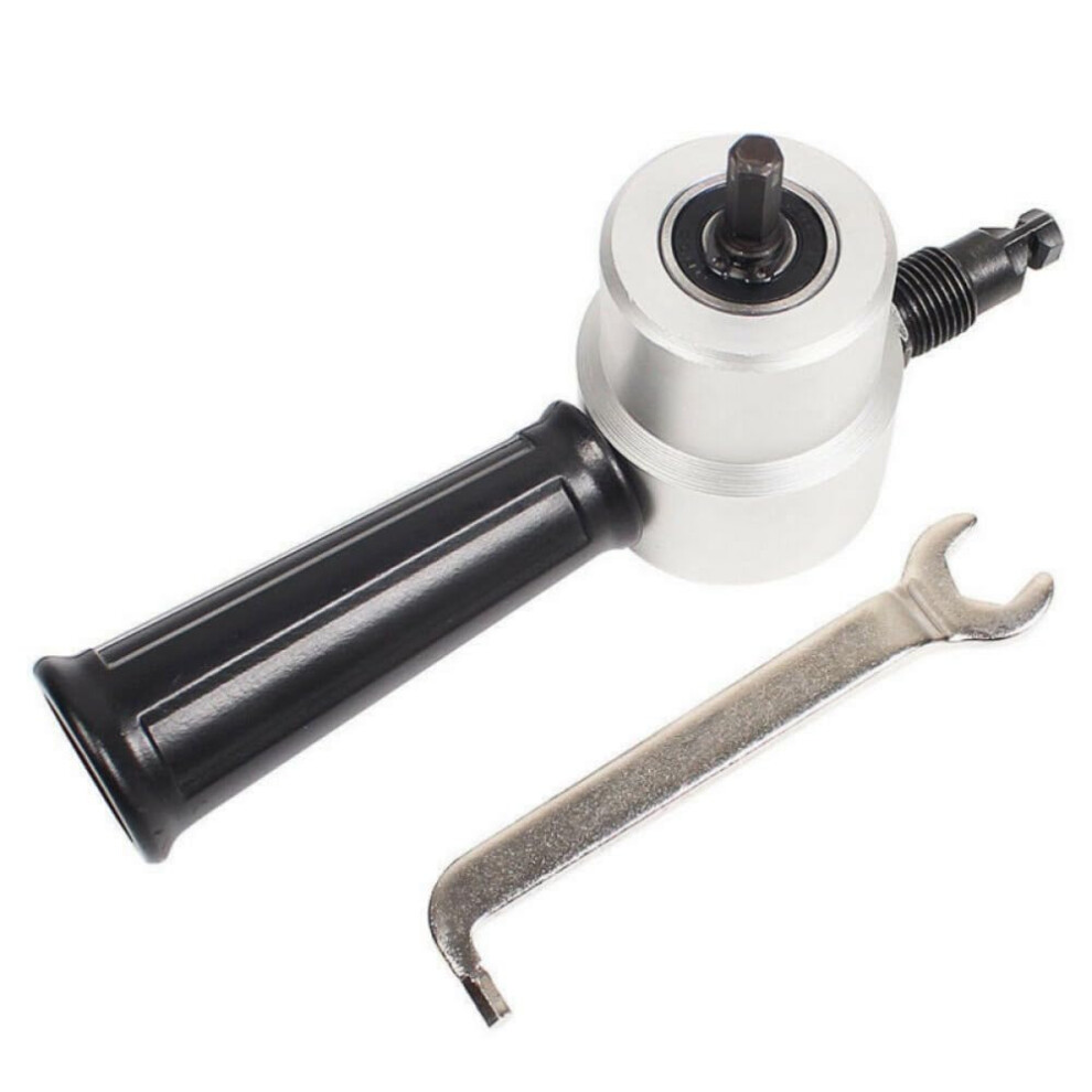 Double Head Sheet Metal Nibbler Saw Cutter Power Drill Attachment For Metal Cutting, Steel And Aluminum Compatibility 9412369314512