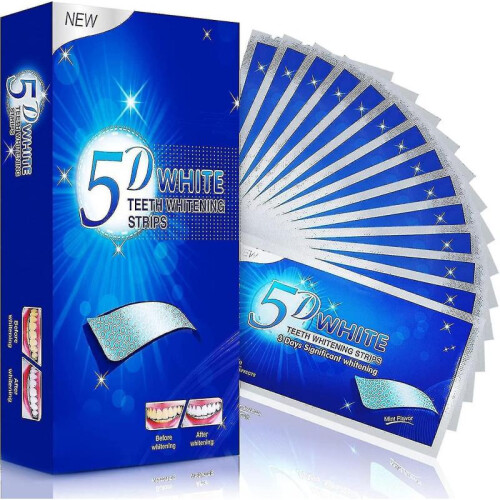 5d Teeth Whitening Strips, Safe And Rapid Teeth Whitening Strips, Sensitive Teeth Whitening Strips