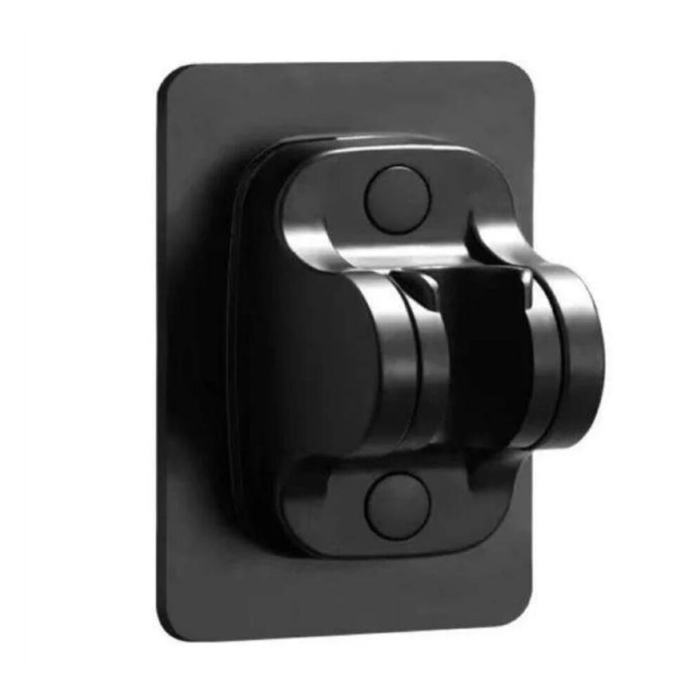 Shower Head With 7 Modes, Adjustable, Pressure, Water Saving, One Button Stop, Bathroom Mixer, Black Holder 9189345134678