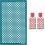 Screen Printing Kit, 9 x 15 cm, Dot Silk Screen Printing Stencils for Polymer Clay 2