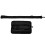 Mini crossbody bag with large capacity and shoulder strap for training, black 1