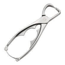 PuerTea Clamp, Stainless Steel Tea Tongs, Portable Nutcracker, Multifunctional Tea Cake Opener for Puer Tea Cake, Red Tea Art Tools