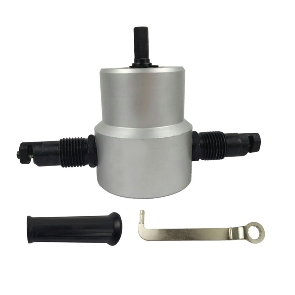 Sheet Metal Nibbler Drill Attachment Curve And Straight Cuts, Ergonomic Handle, Metal Cutting Tool 9412369315427
