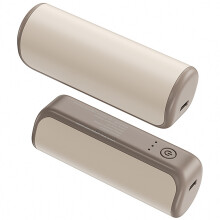 Rechargeable Split Hands Warmers Magnetic Attachment High-Beige