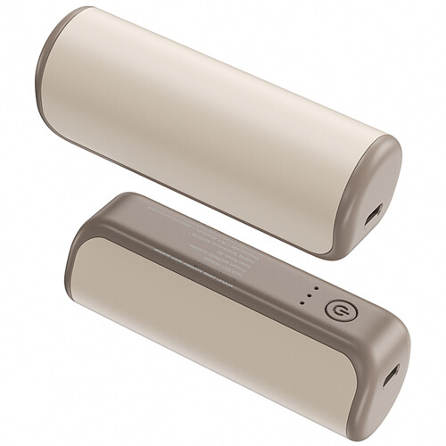 Rechargeable Split Hands Warmers Magnetic Attachment High-Beige