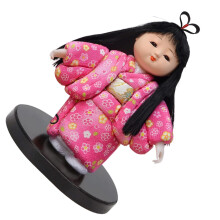 Geisha-Kimono-Puppenstatue, Sammlerfigur, dekorative-Klein x32