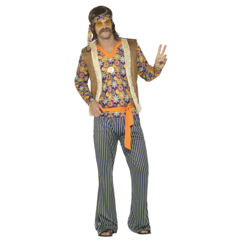 Smiffy's (Xl R, Multicoloured) Mens 60S Singer Costume Set