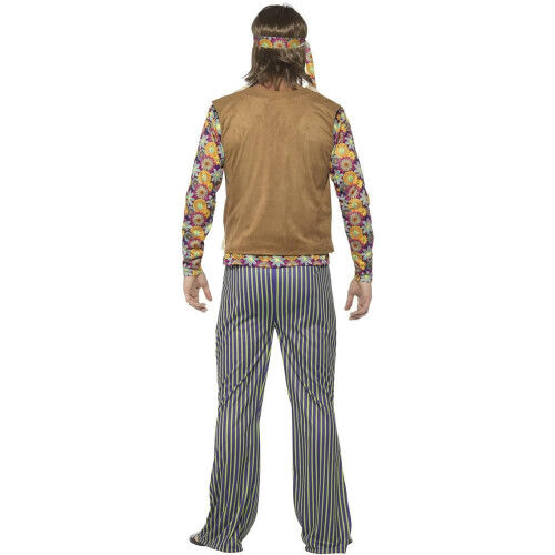 Smiffy's (L R, Multicoloured) Smiffys Mens 60s Singer Costume Set 2
