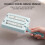 Hand Carpet Sweeper Multifunctional Manual Cleaning Tool for Floor Sofa Blue 2