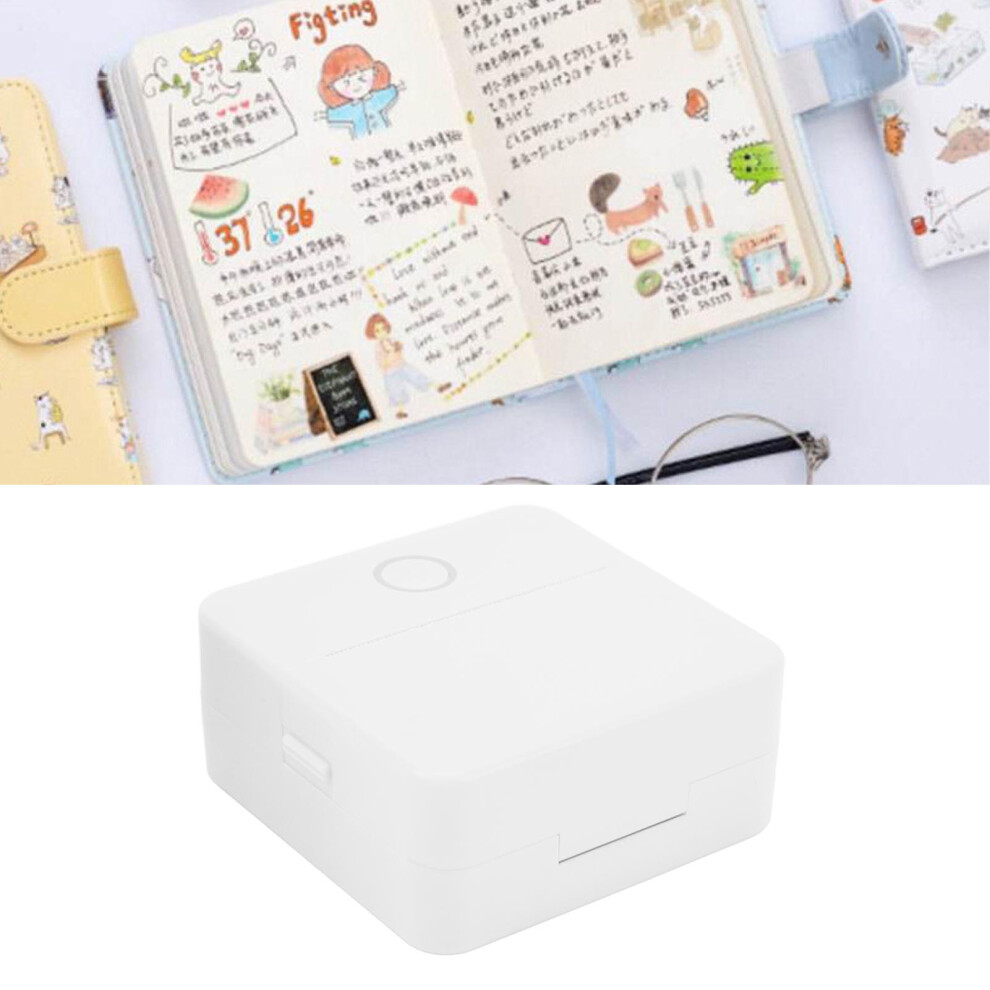 Compact Inkless Pocket Printer X33 With App For Labels And Photos White 8441368823337