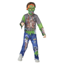 (7-9 Years, Multicoloured) Smiffys Boys Zombie Gamer Costume Set