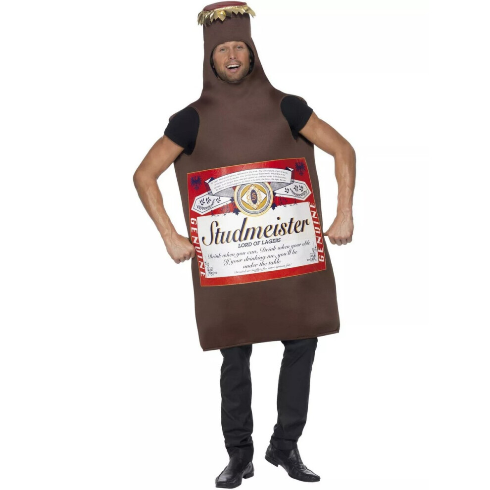 Smiffy's Unisex Adult Studmeister Beer Bottle Costume